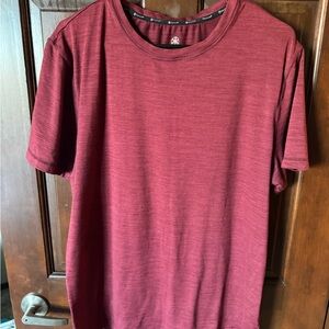 GAIAM Men's Maroon Short Sleeve Tee